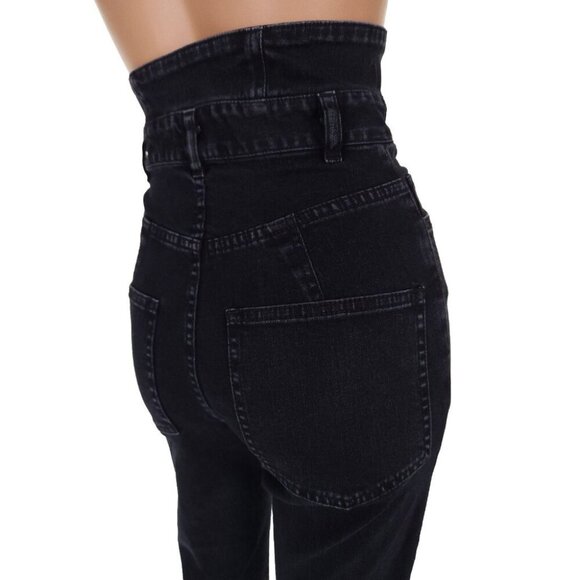 Marissa Webb High Rise Straight Leg Jeans Size 23 00 XXS Womens Black - Picture 11 of 13